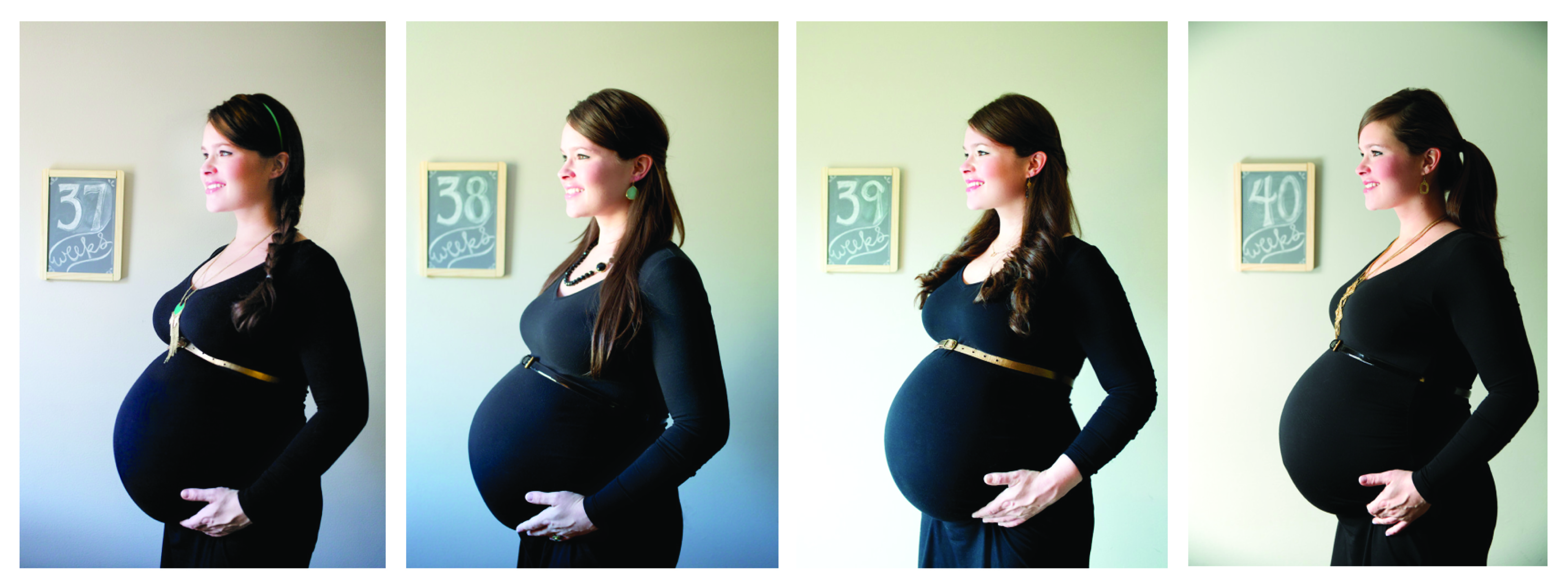 Pregnant Woman Belly Week By Week